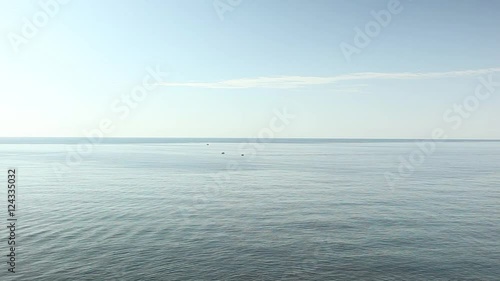 Wallpaper Mural Beautiful horizon mediterranean sea. Blue water landscape holiday destination calm paradise sunny summer day Torontodigital.ca