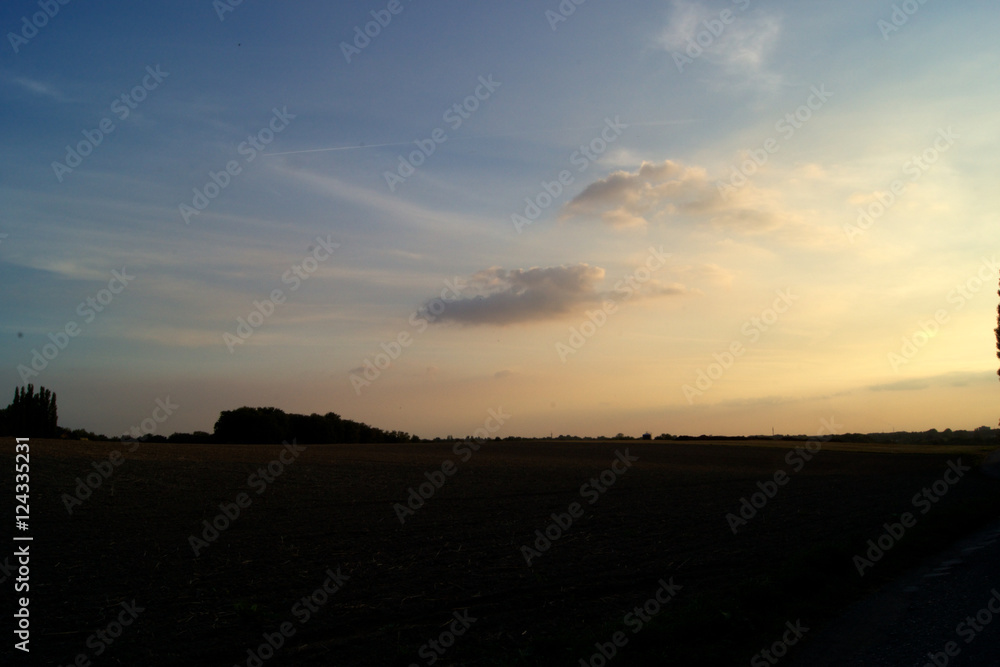 Obraz premium Felder Panorama