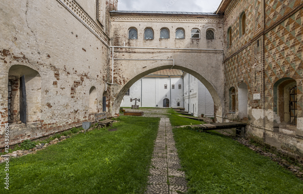 Fototapeta premium The Courtyard Of Rostov Kremlin.
