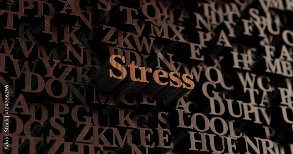 Stress - Wooden 3D rendered letters/message. Can be used for an online banner ad or a print postcard. Stress - Wooden 3D rendered letters/message. Can be used for an online banner ad or a print postcard.