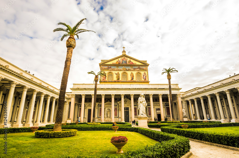Basilica Saint Paul's in Rome, Italy