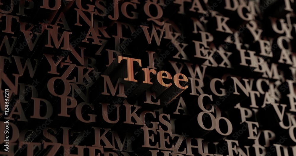 Tree - Wooden 3D rendered letters/message. Can be used for an online banner ad or a print postcard. Tree - Wooden 3D rendered letters/message. Can be used for an online banner ad or a print postcard.