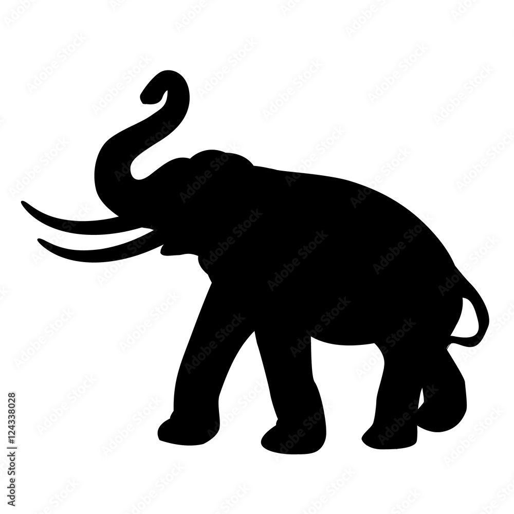 elephant shape vector design elephant shape vector design