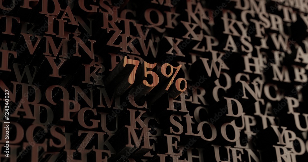 75% - Wooden 3D rendered letters/message. Can be used for an online banner ad or a print postcard. 75% - Wooden 3D rendered letters/message. Can be used for an online banner ad or a print postcard.