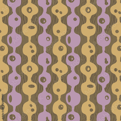 1950s Retro Mid-Century Seamless Pattern