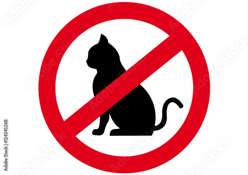 Schild Katzen verboten