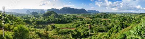 panorama of valley of Vinales Cuba