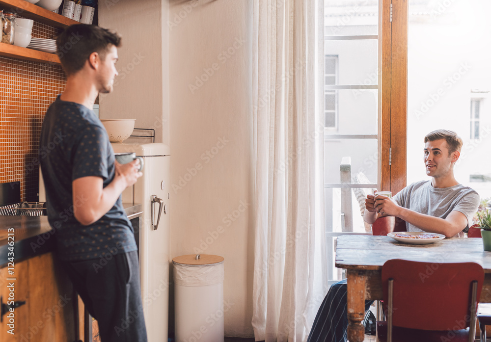Mornings are their time to talk Mornings are their time to talk