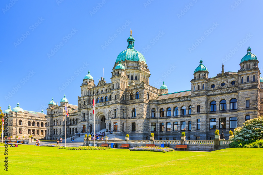 Victoria, British Columbia. Parliament building.