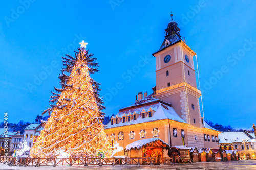 Brasov, Romania. Christmas market.