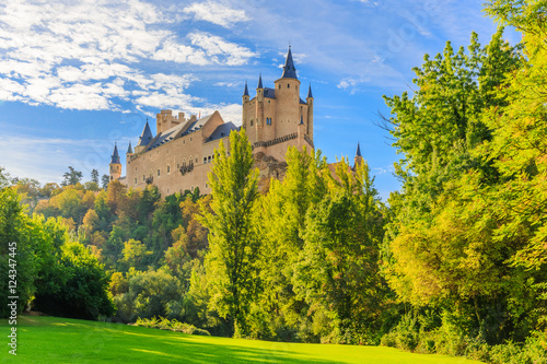 Segovia, Spain. The Alcazar of Segovia