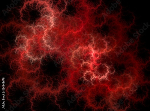 computer-generated fractal image - electric lightning