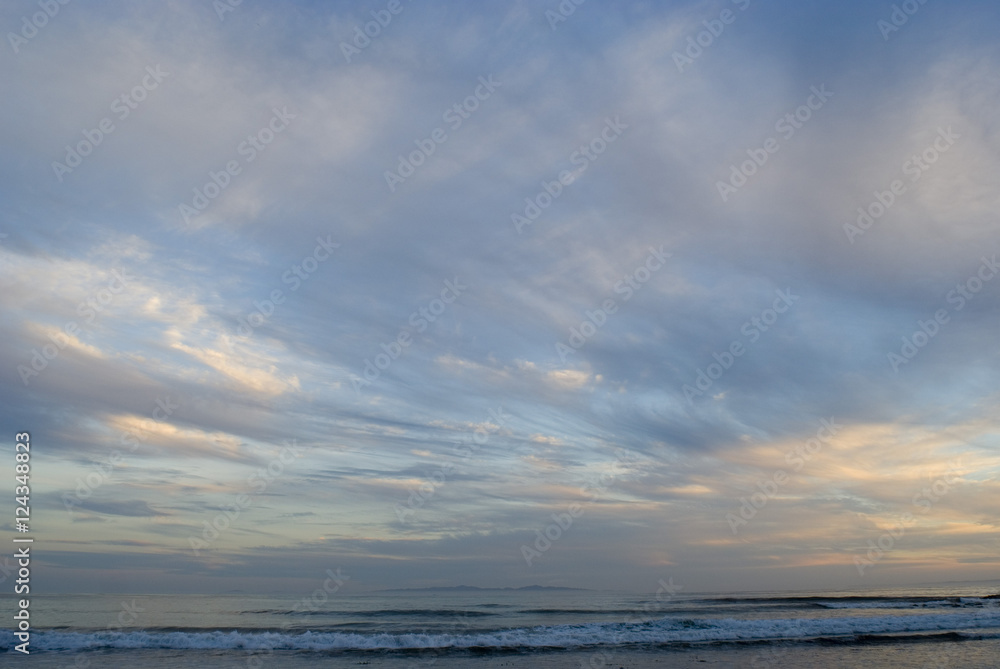 Refugio Beach Sunset Sky