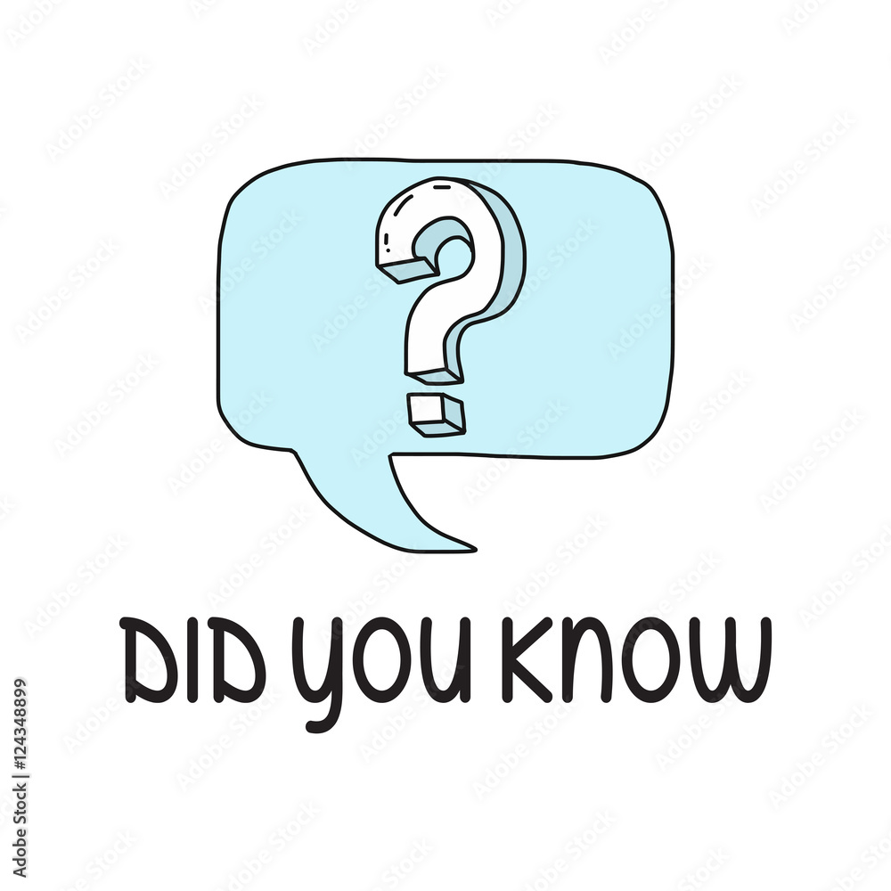 DID YOU KNOW CONCEPT DID YOU KNOW CONCEPT