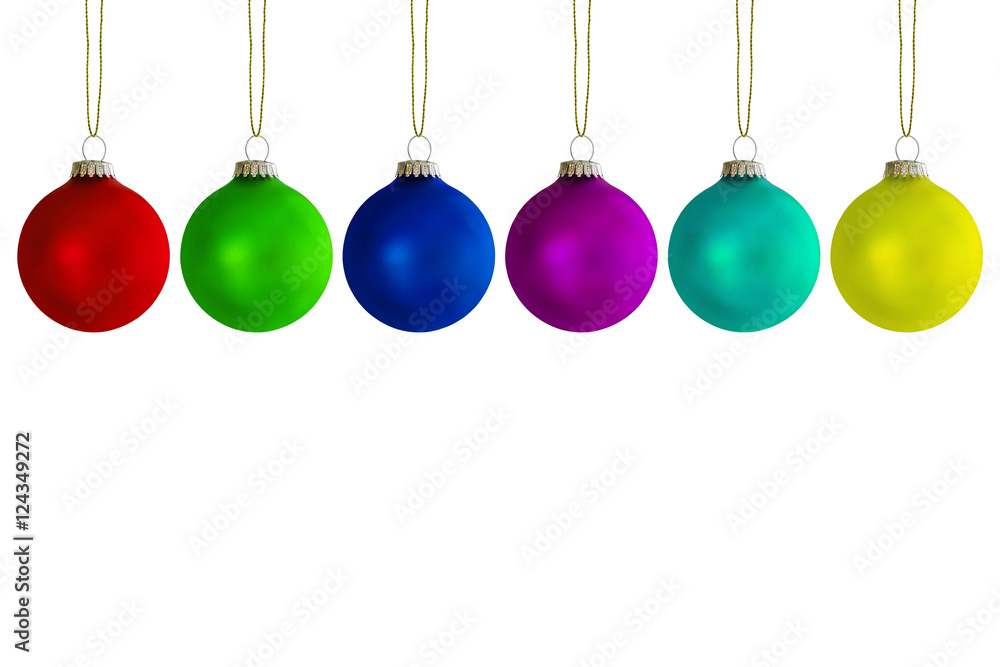 Bunte Weihnachtskugeln Bunte Weihnachtskugeln
