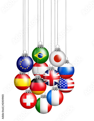 Internationale Christbaumkugeln