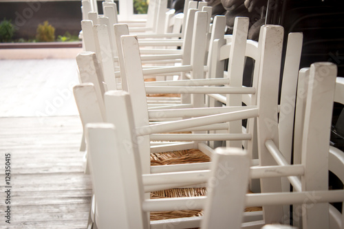 Chairs folded © Igor Gromoff