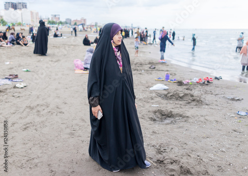 Bild auf Leinwand Beautiful Muslim woman