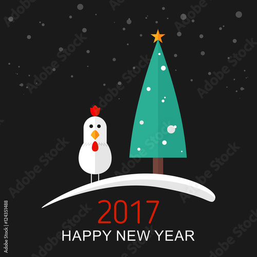 New Year of the rooster 2017