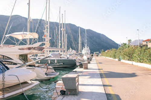 Yachts and boats in Montenegro
