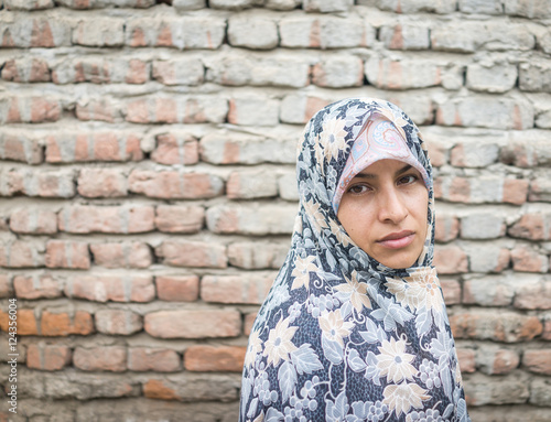 Canvas Print Beautiful Muslim woman