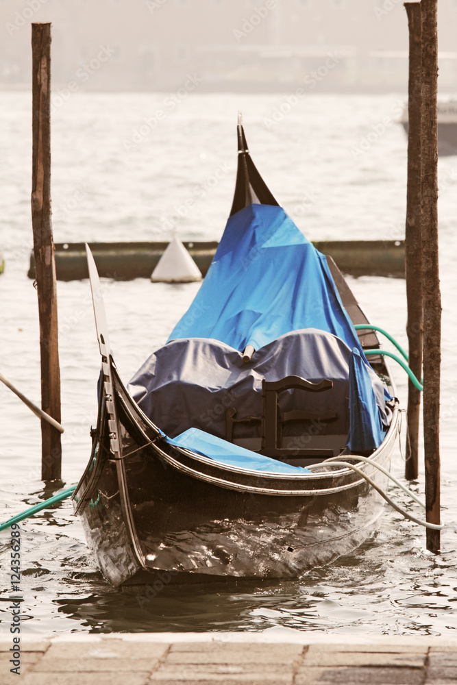 Gondola near Piazza San Marco. Gondola near Piazza San Marco.