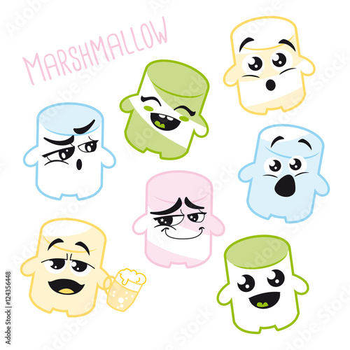 Emoticon marshmallow 