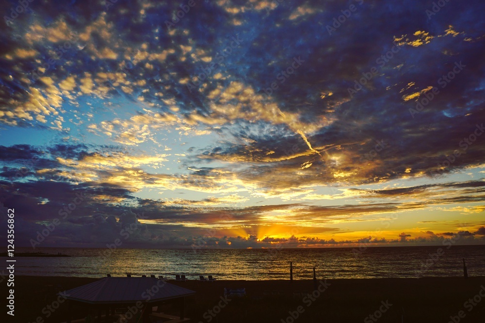 Naklejka premium Sonnenaufgang in Florida