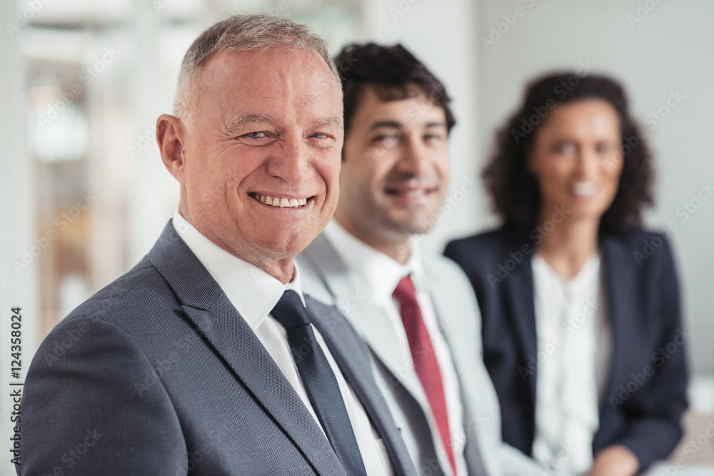 Leading a great team of young executives Leading a great team of young executives
