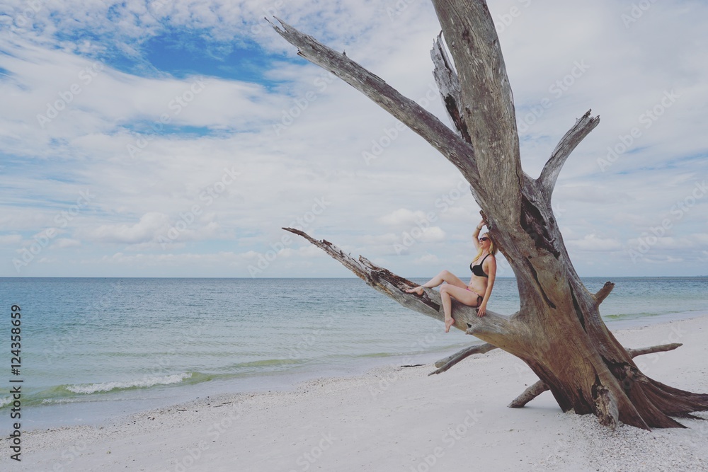 Model | Frau am Strand in Florida, USA Model | Frau am Strand in Florida, USA