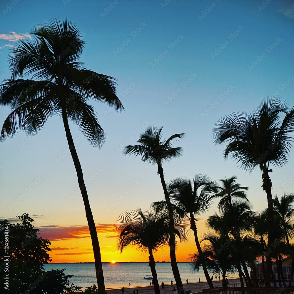 Obraz premium Sonnenuntergang in Fort Myers