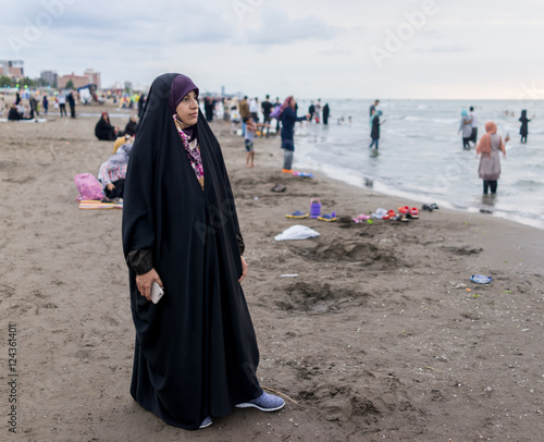 Bild auf Leinwand Beautiful Muslim woman