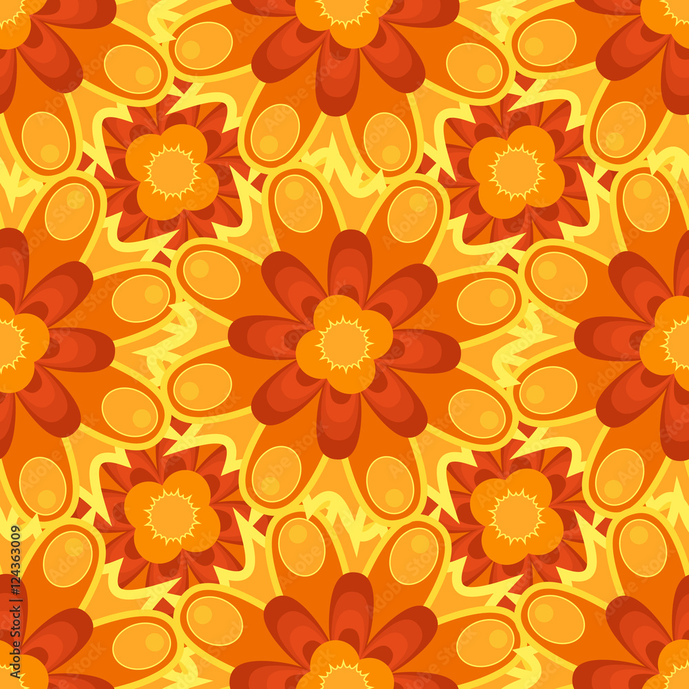 Seamless color pattern. Geometric vector background.