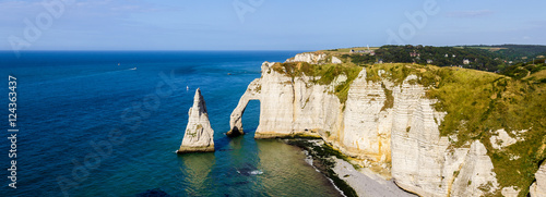 Kreideküste von Etretat - Panorama photo