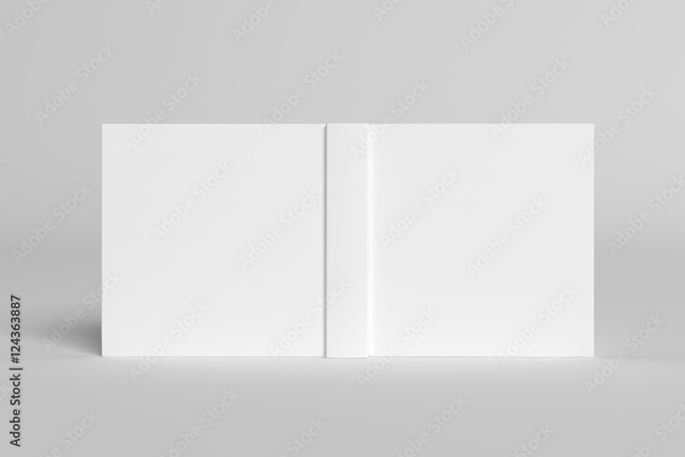 Fototapeta premium Square cover Book Mock-up