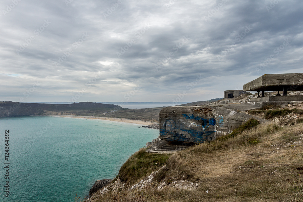 Bunker an der Bretonischen Küste
