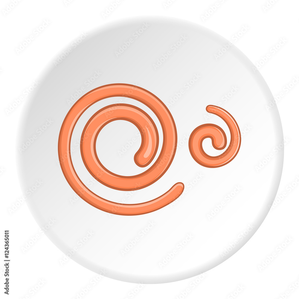 Spiral icon. Cartoon illustration of spiral vector icon for web Spiral icon. Cartoon illustration of spiral vector icon for web