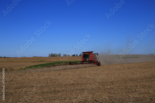 Soybean Harvest - Combine