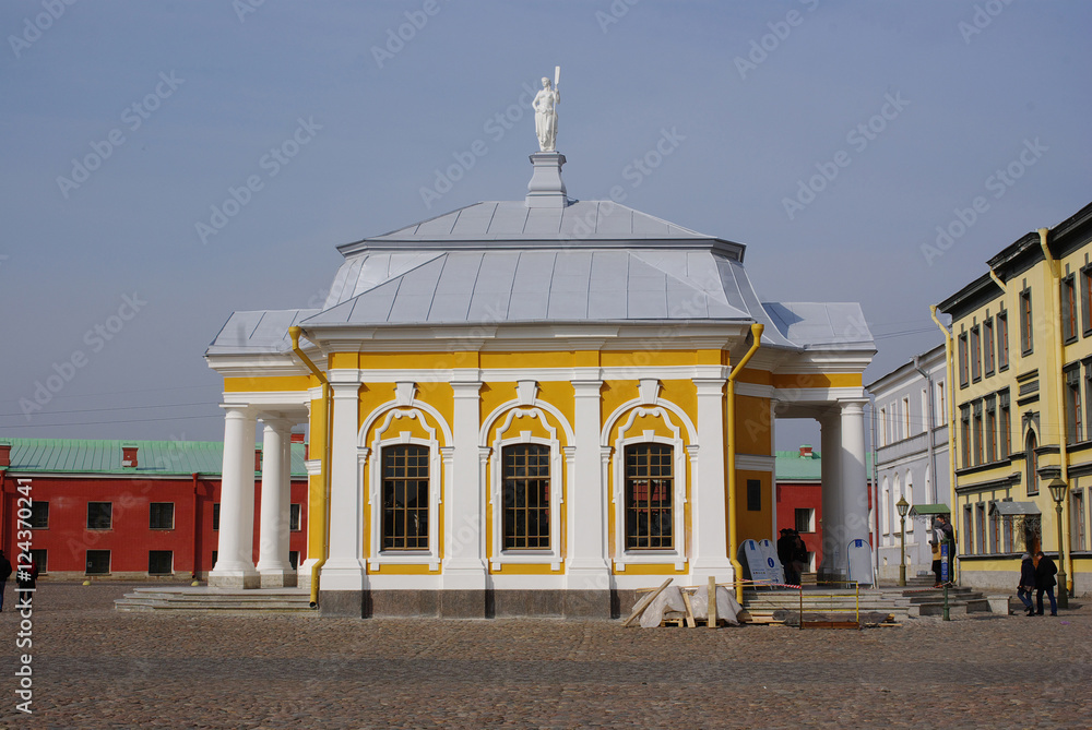 The boathouse for Peter the Great's boat,Peter and Paul Fortress, Saint Petersburg