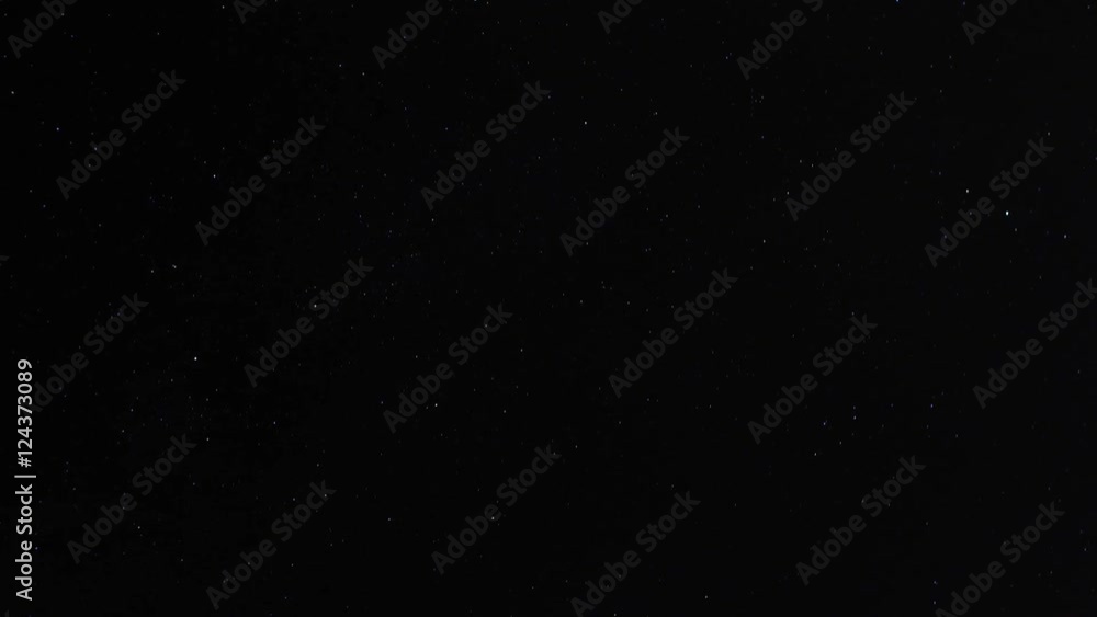 Vidéo Stock Starry sky at night, tilt down, tilt down of a starry sky