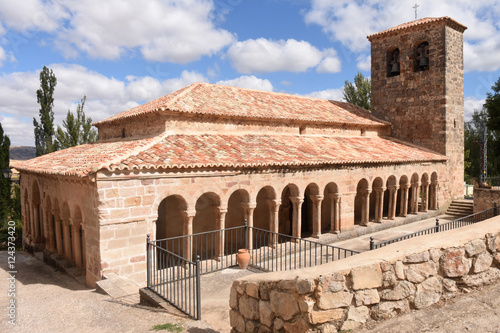 Romanesque church of San Salvador de Carabias, Siguenza,Guadalaj photo