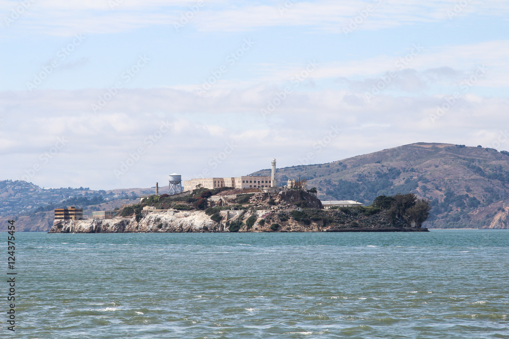 USA, San Francisco, Bucht von San Francisco, Gefängnisinsel, Alcatraz