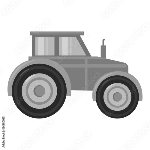 Tractor icon of vector illustration for web and mobile