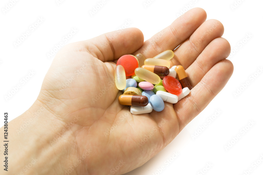 Diverse Pillen Mischung Diverse Pillen Mischung