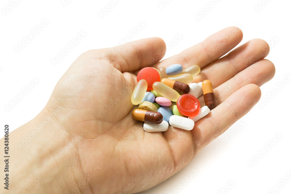 Diverse Pillen Mischung Diverse Pillen Mischung