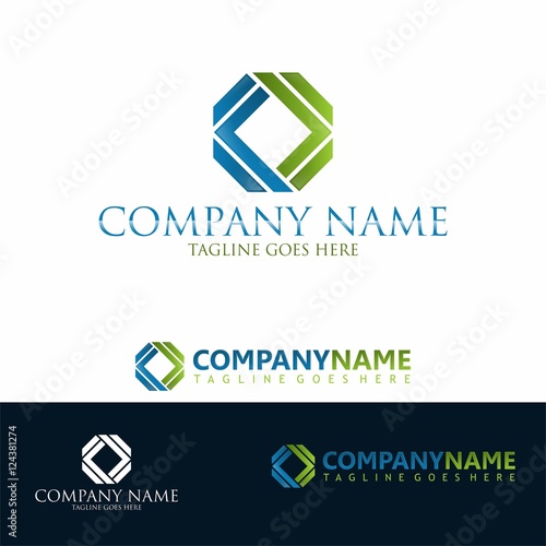 Free Download square business logo concept - GFXLoad