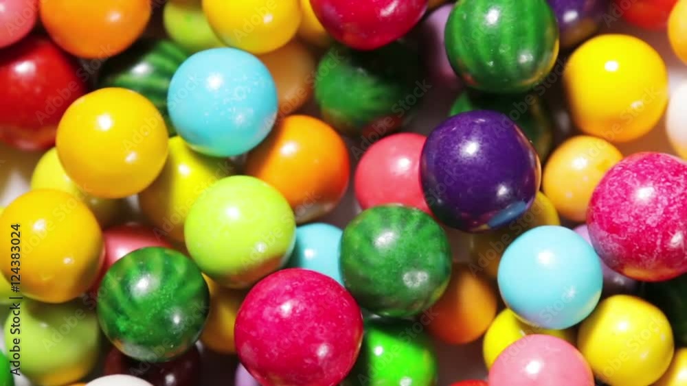 Multi-colored chewing gum Multi-colored chewing gum