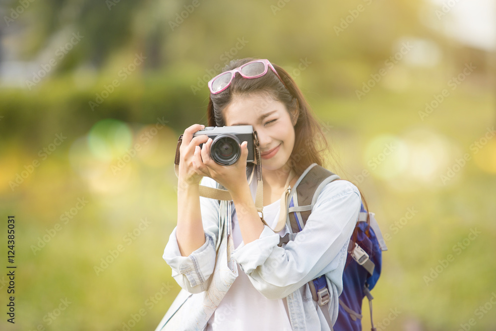 Asia woman traveler,travel concept Asia woman traveler,travel concept