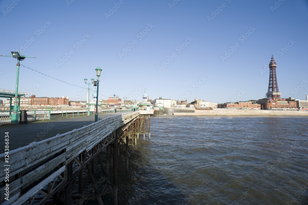 Obraz premium Blackpool North Pier