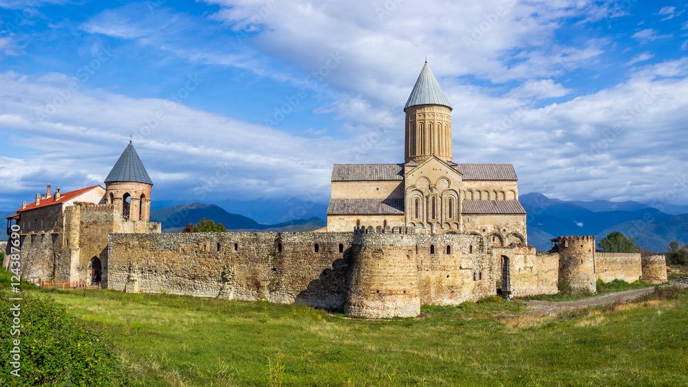 Panorama view of Alaverdi Monastery - Georgian Eastern Orthodox